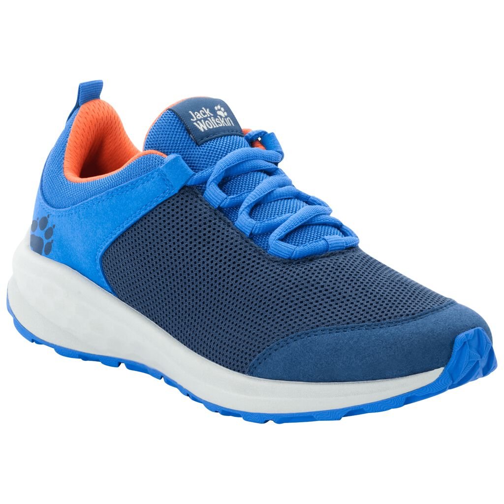 Jack Wolfskin COOGEE LOW Chaussures Enfant Bleu/Orange - OVIFLWK-24